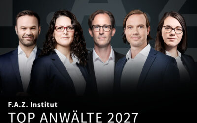ROXIN Recognized by JUVE, FOCUS Recht & Rat, and the F.A.Z. Institute